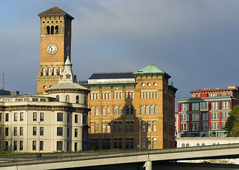 Image showing Old City Hall and Other Buildings Downtown Tacoma Washington