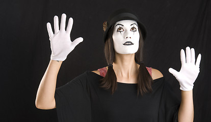 Image showing Mime Looks Up