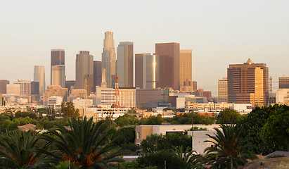 Image showing City of Los Angeles Horizontal Downtown Buildings Architecture C