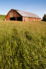 Image showing Farm Industry Equipment Enclosure Building Barn Palouse Country 