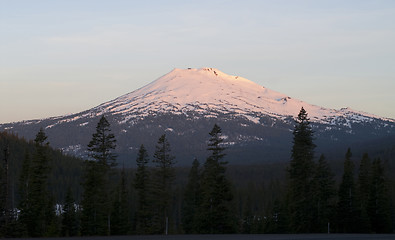 Image showing Mount Bachelor Mountain Ski Area Resort Oregon United States