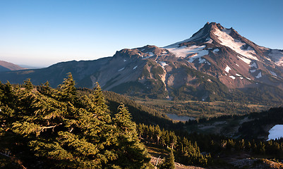 Image showing Mt. Jefferson Park Oregon Cascade Range Mountian Hiking Trail