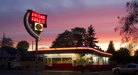 Image showing Frisko Freeze Popular Historical Drive-In Hamburger Restaurant T