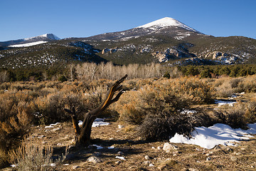 Image showing High Mountain Peak Great Basin Region Nevada Landscape