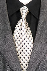 Image showing Dark Wool Jacket Shirt and Tie