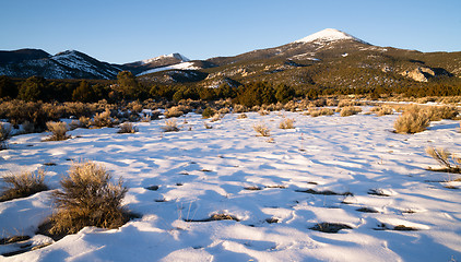 Image showing High Mountain Peak Great Basin Region Nevada Landscape