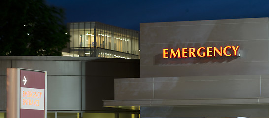 Image showing Emergency Entrance Local Hospital Urgent Health Care Building