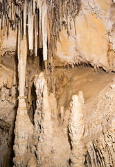 Image showing UNderground Caves Unique Geology Stalagmite Straws Columns Stala