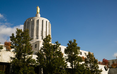 Image showing State Captial Salem Oregon Government Capital Building Downtown