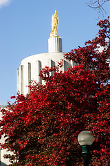 Image showing State Captial Salem Oregon Government Capital Building Downtown