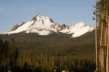 Image showing Mount Thielsen Big Cowhorn Extinct Volcano Oregon High Cascades