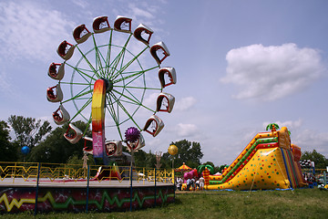 Image showing Amusement park - summer fun