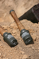 Image showing German hand grenades