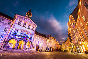 Image showing Ljubljana's city center, Slovenia, Europe.