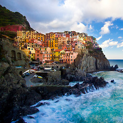 Image showing Manarola fisherman village in Cinque Terre, Italy