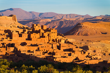 Image showing Ancient city of Ait Benhaddou in Morocco