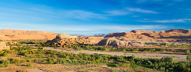 Image showing Ancient city of Ait Benhaddou in Morocco