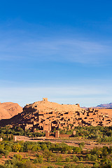 Image showing Ancient city of Ait Benhaddou in Morocco