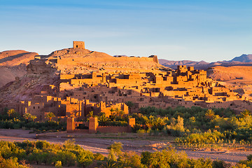 Image showing Ancient city of Ait Benhaddou in Morocco