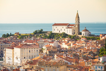 Image showing Picturesque old town Piran - Slovenia.