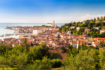 Image showing Picturesque old town Piran - Slovenia.