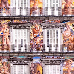 Image showing Casa de la Panaderia, Plaza Mayor, Madrid.