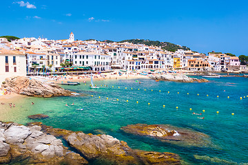 Image showing Calella de Palafrugell, Costa Brava, Catalonia, Spain.