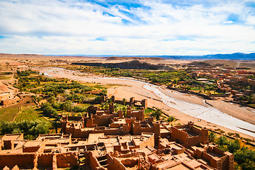 Image showing Ancient city of Ait Benhaddou in Morocco