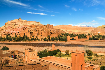 Image showing Ancient city of Ait Benhaddou in Morocco