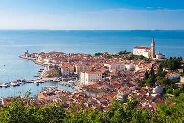 Image showing Picturesque old town Piran - Slovenia.