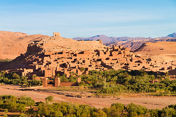 Image showing Ancient city of Ait Benhaddou in Morocco