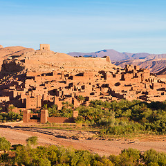 Image showing Ancient city of Ait Benhaddou in Morocco