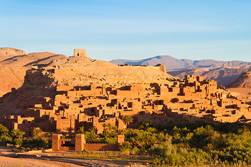 Image showing Ancient city of Ait Benhaddou in Morocco