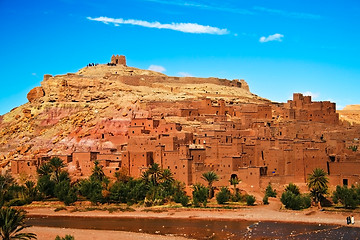 Image showing Ancient city of Ait Benhaddou in Morocco