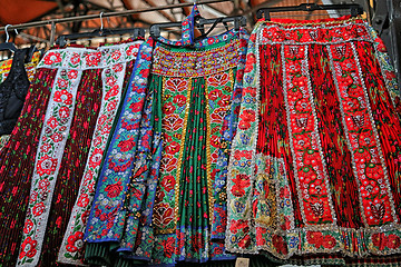 Image showing Multicolored skirts in Budapest