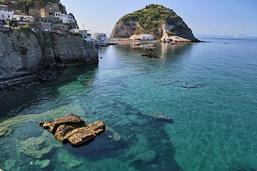 Image showing View of SantAngelo in Ischia Island