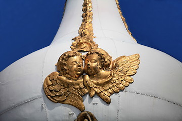 Image showing  pair of golden angels