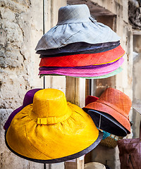Image showing Colored hats