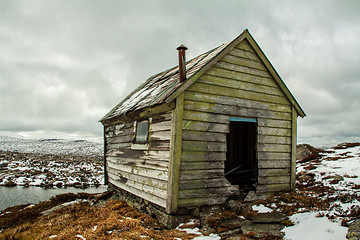 Image showing Abandoned shelter