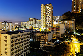 Image showing Hong Kong night