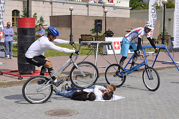 Image showing Timur Ibragimov and Mikhail Sukhanov ? champions of Russia on a 