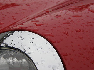 Image showing mini after rain