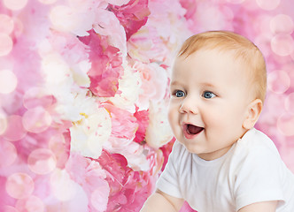 Image showing smiling little baby