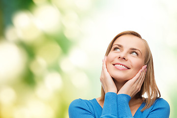 Image showing happy young woman