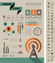 Image showing IT Industry Infographic Elements