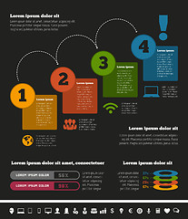 Image showing IT Industry Infographic Elements