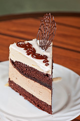 Image showing chocolate cake piece