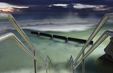 Image showing Bronte Baths, the ocean pool at Bronte Beach Sydney