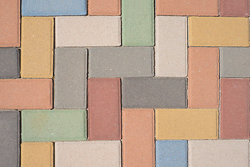 Image showing Paving stones pattern, background