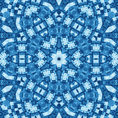 Image showing Background with blue abstract pattern